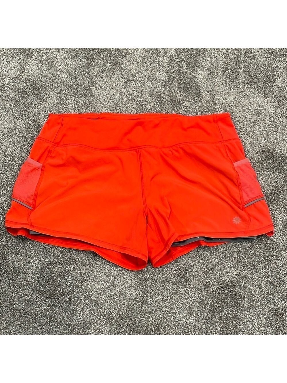 VGC Athleta Orange Athletic Shorts - Size Large